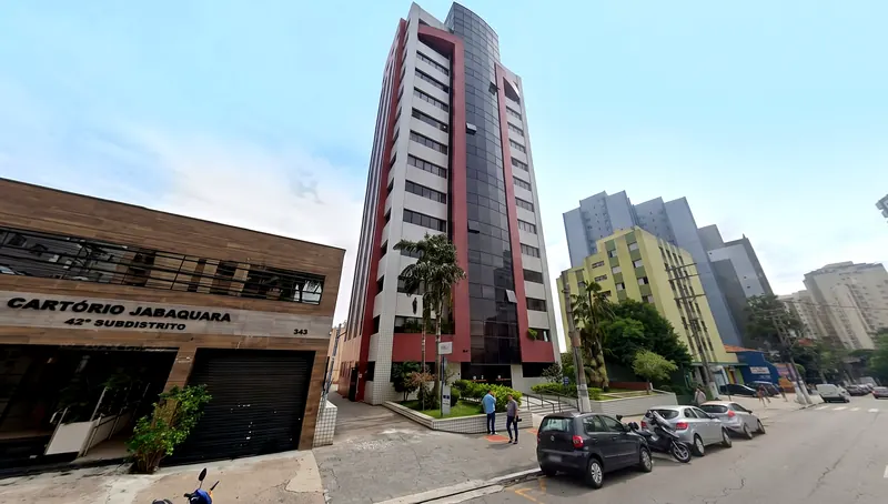 Fachada do edifício na Av. Fagundes Filho, 361